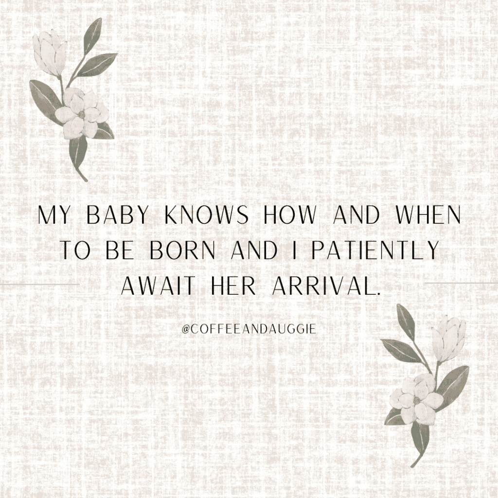 positive pregnancy affirmations