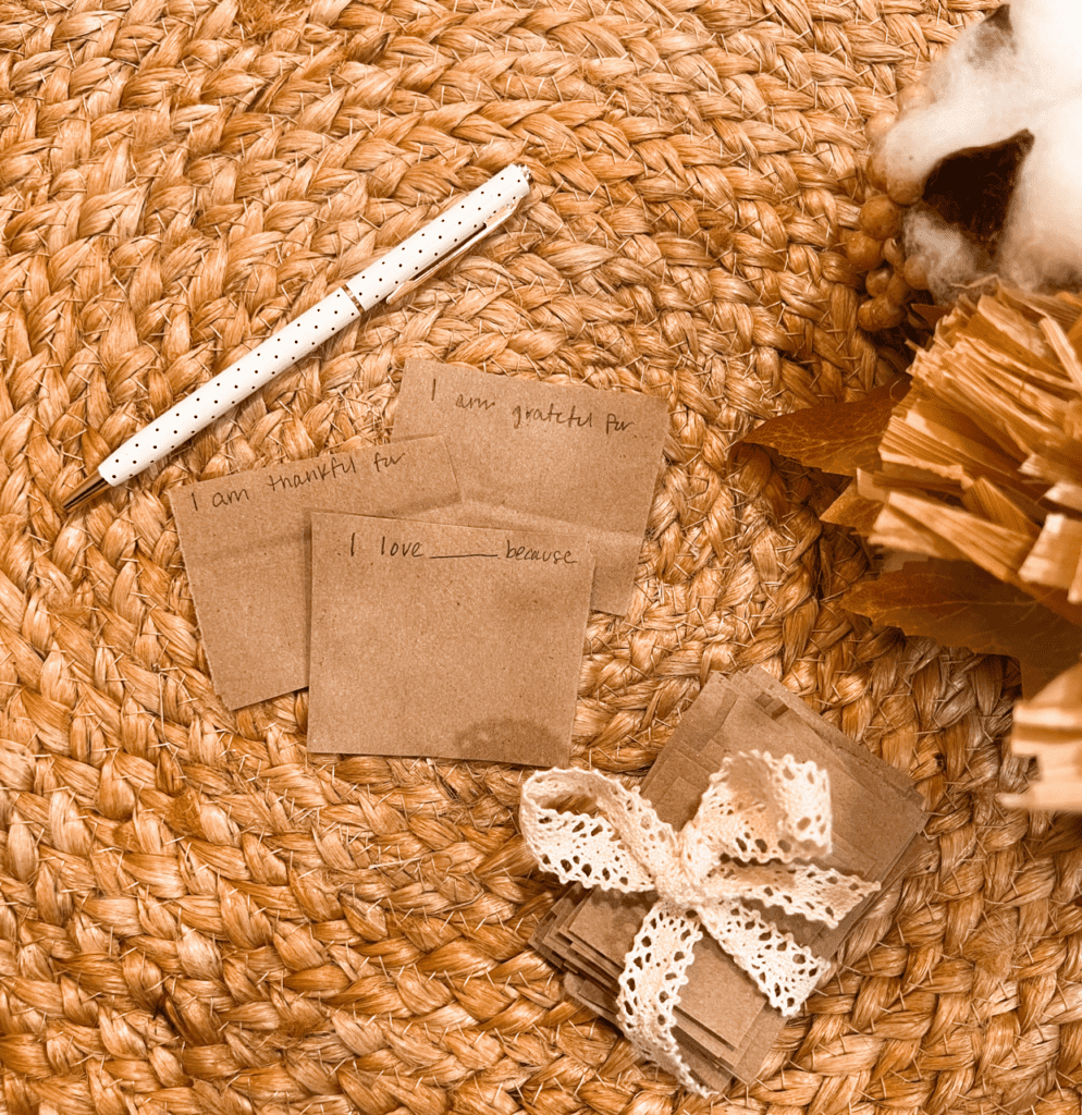 gratitude jar thanksgiving tradition